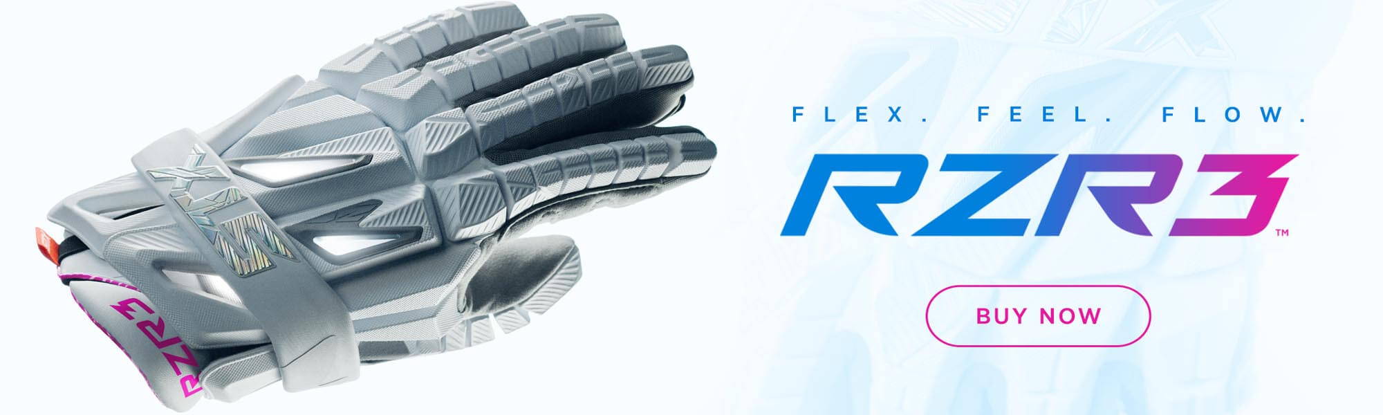 STX RZR3 Lacrosse Gloves | Top String Lacrosse