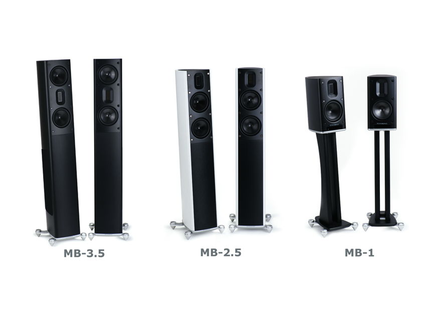 Scansonic MB-3.5 Floor Standing Speakers - created by the designer of the renowned Raidho speakers