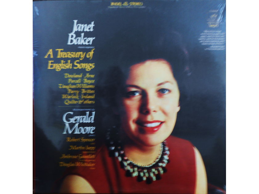 FACTORY SEALED ~ JANET BAKER ~  - A TREASURY OF ENGLISH SONGS 1597-1961~GERALD MOORE (PIANO) ~  ANGEL S 36456 (1968)