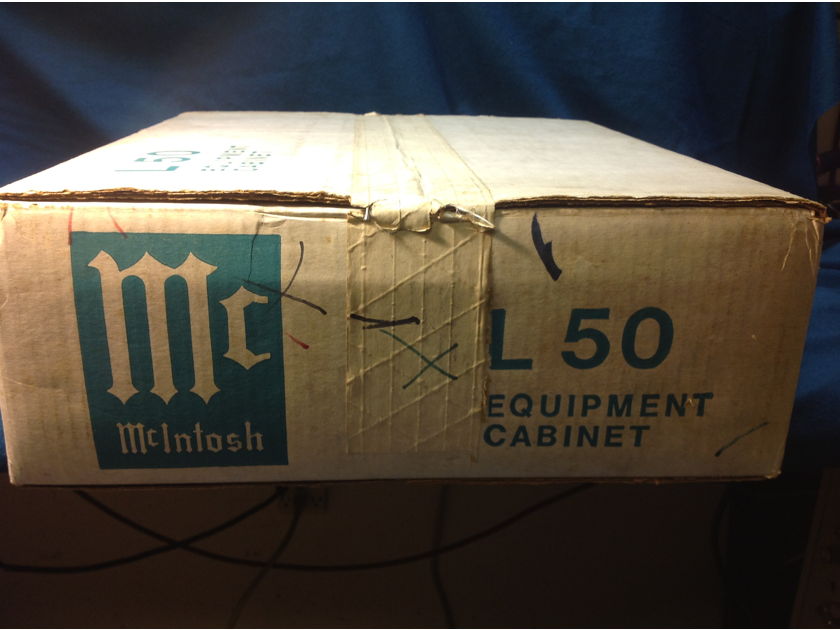 McIntosh L-50 Walnut Case *SEALED* New-Old-Stock