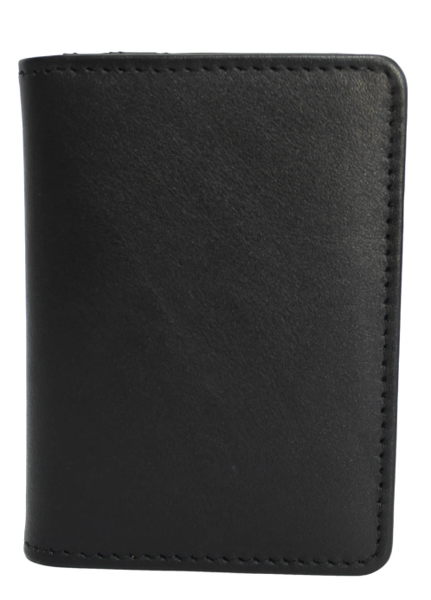 Quality Full Grain Cow Hide Leather Wallet / Card Holder. Black. Style No: 11014 - Image 11