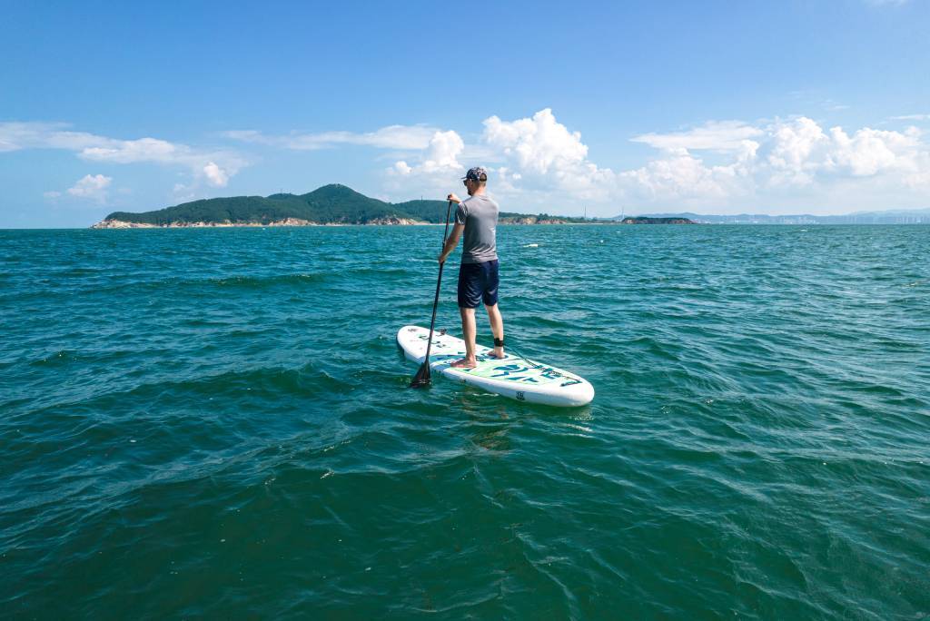 SUP board paddleboarding in Thousand Islands