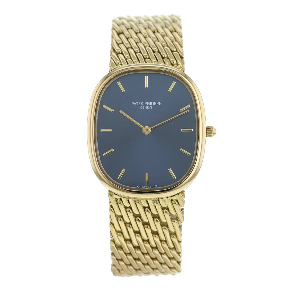 Patek Philippe Golden Ellipse Blue Dial