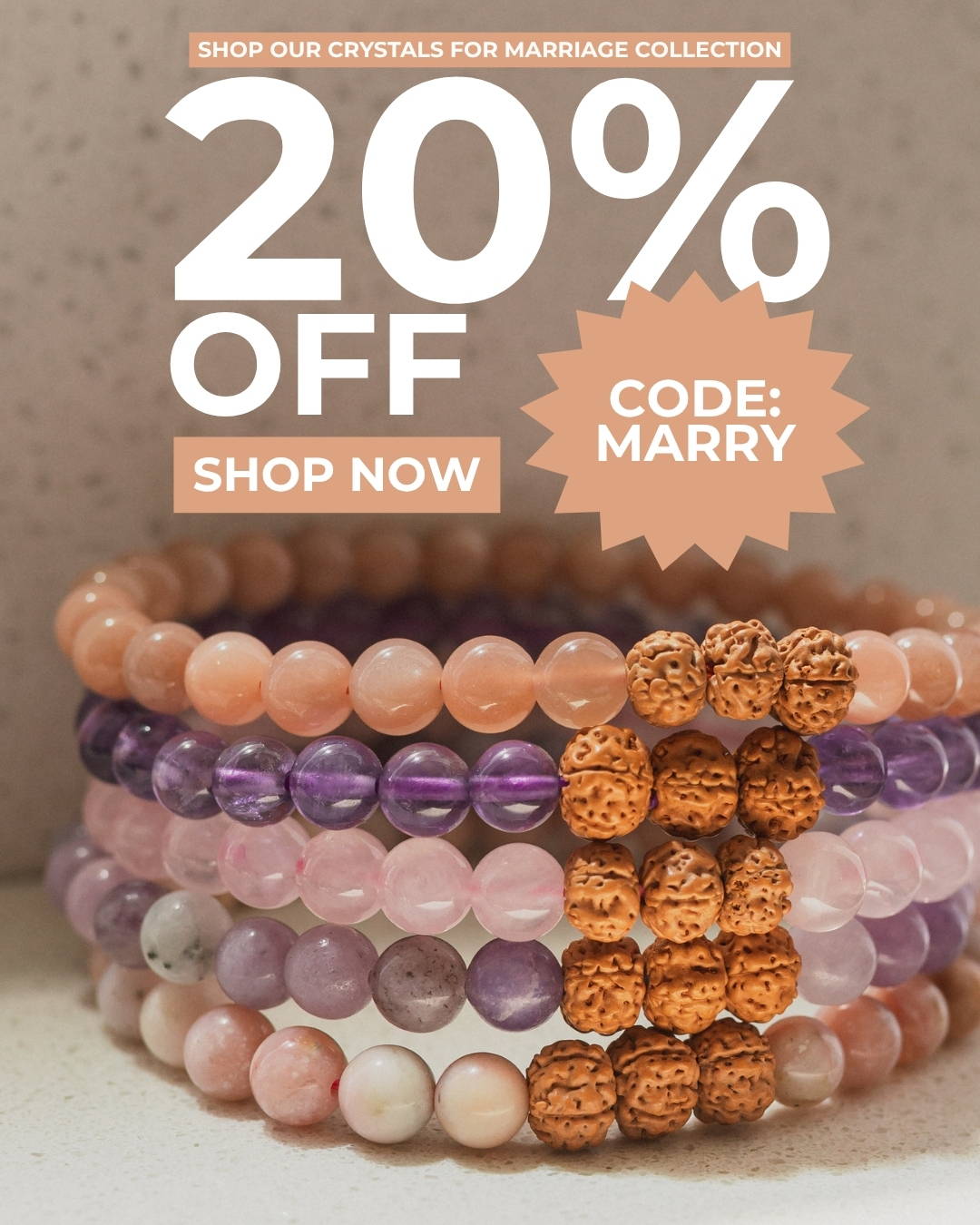 Discount for Crystal 20% Off Code Marry