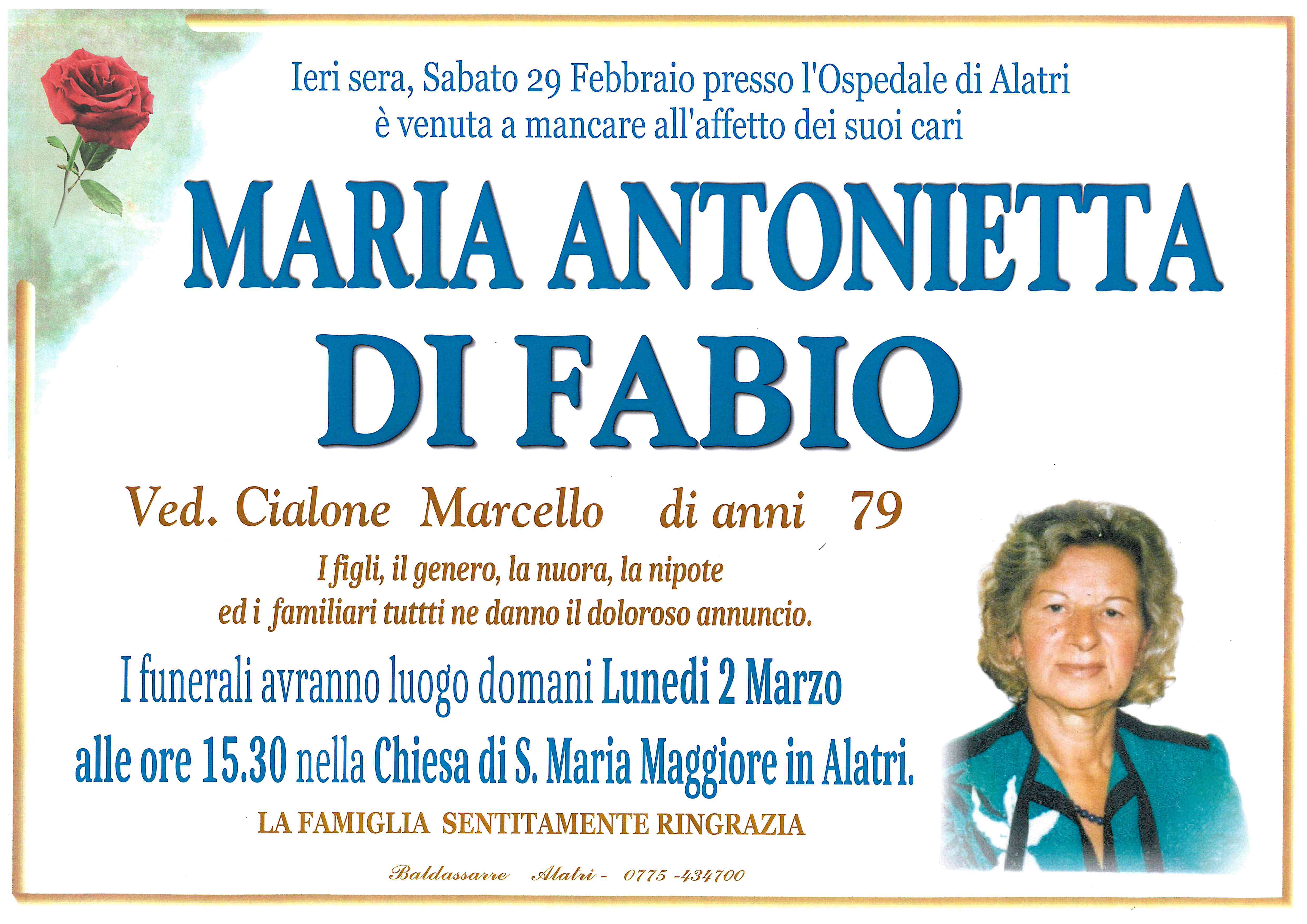 Maria Antonietta Di Fabio