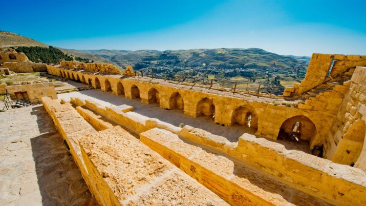 Kerak Castle was first built during the Crusader era in 1142 by Pagan the Butler, a Crusader lord from France