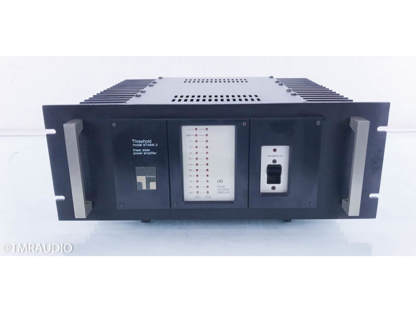 Threshold Stasis 2 Stereo Power Amplifier  (13950)