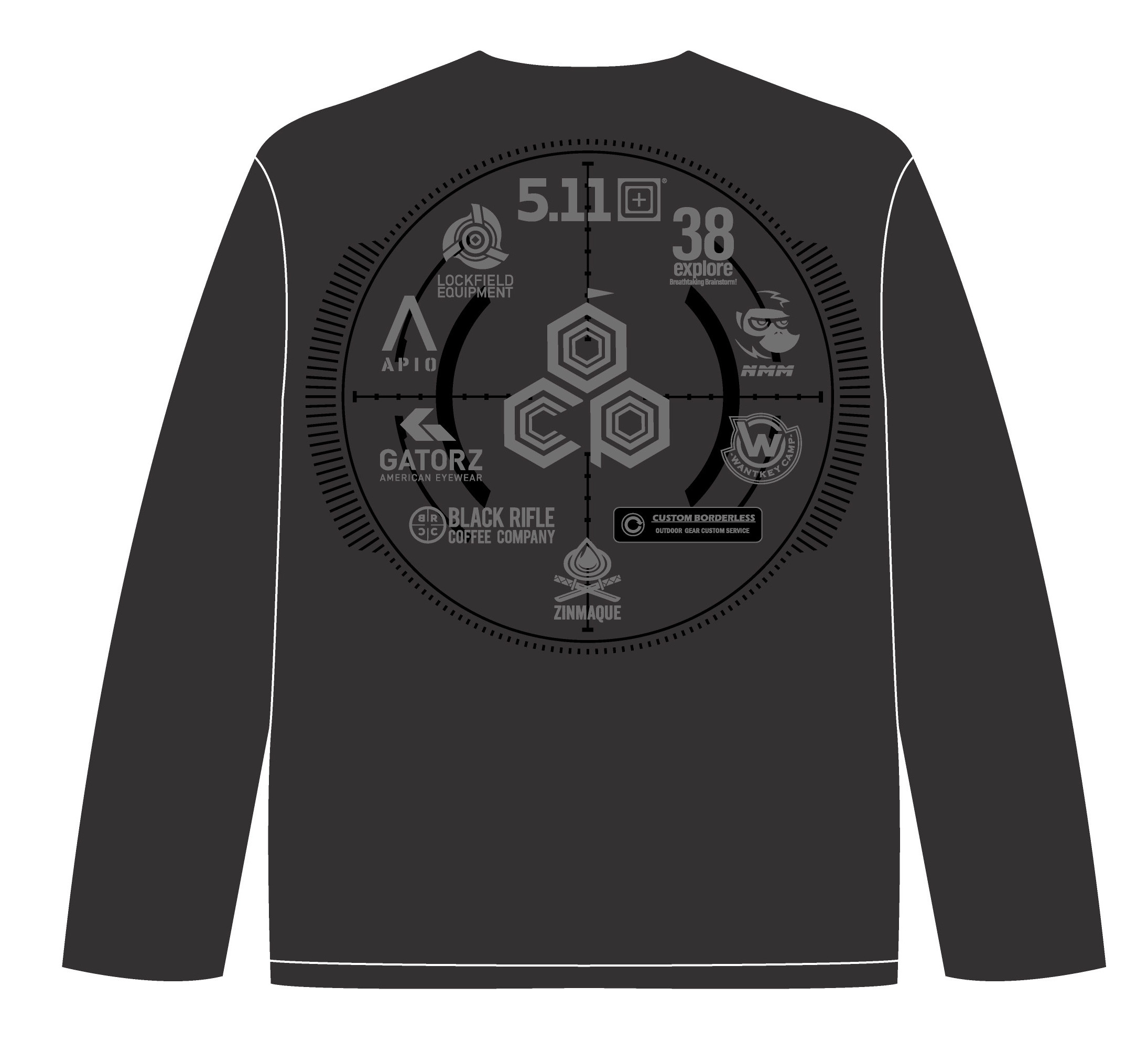 アメリカ陸軍第5特殊部隊グループ ベレー帽 閃光と紋章 Tシャツ