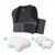 CPAP- und Seitenschläfer - Komfort Kissen LINA + Zubehör + 2 Bezüge weiß + Weste L/XL
