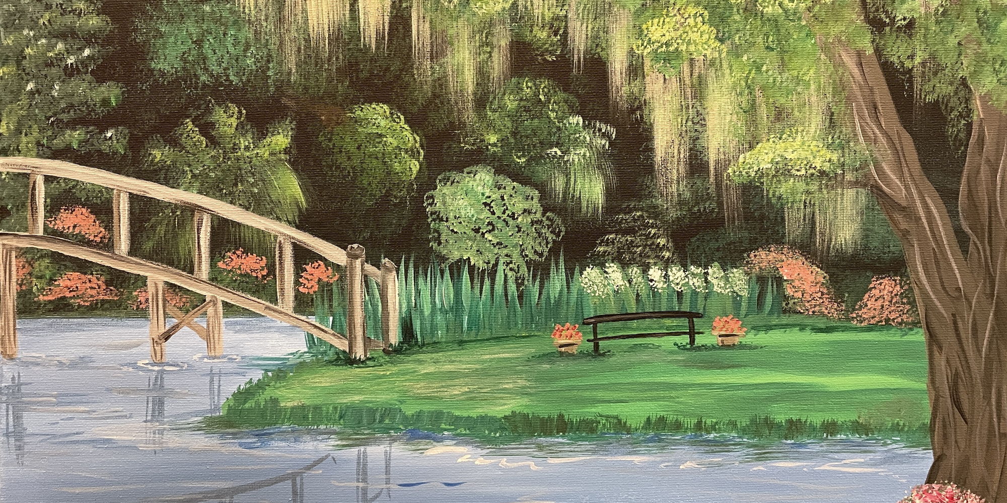 Paint & Sip Event @ The Inn at Middleton Place: The Garden ($37pp) promotional image