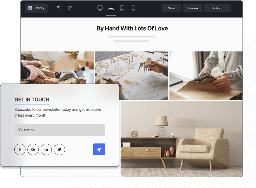 Launch effective landing pages for any purpose