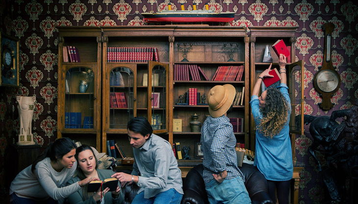 teamescape deko regal mit kindern