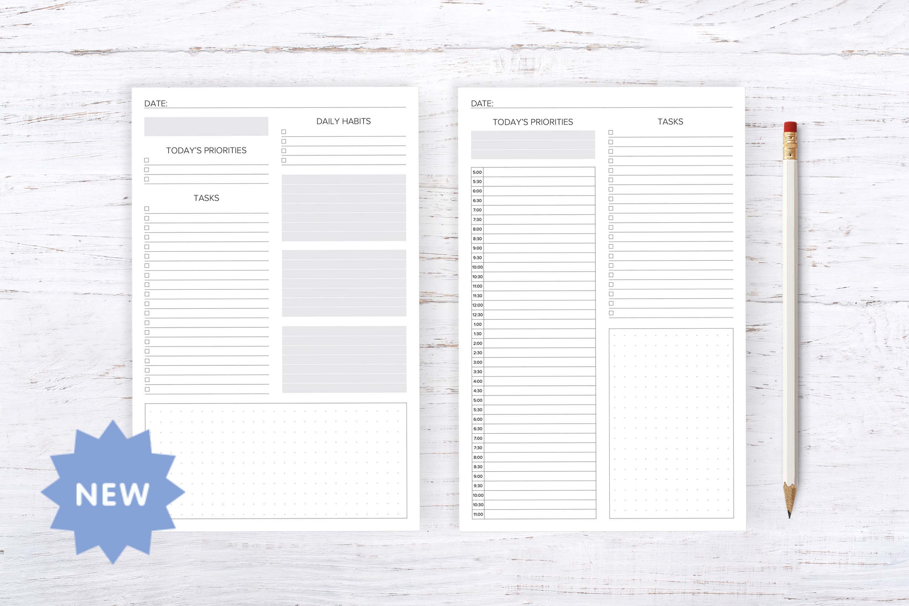 amplify planner daily notepads