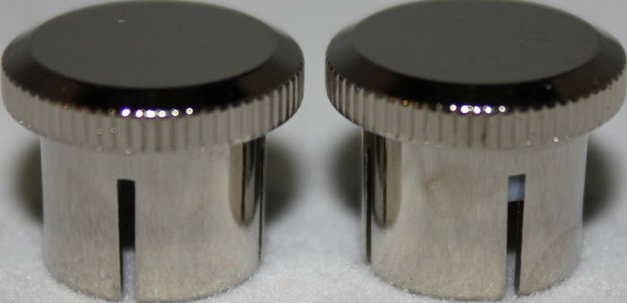 Apollo AV nickel plated RCA caps, Teflon insluation