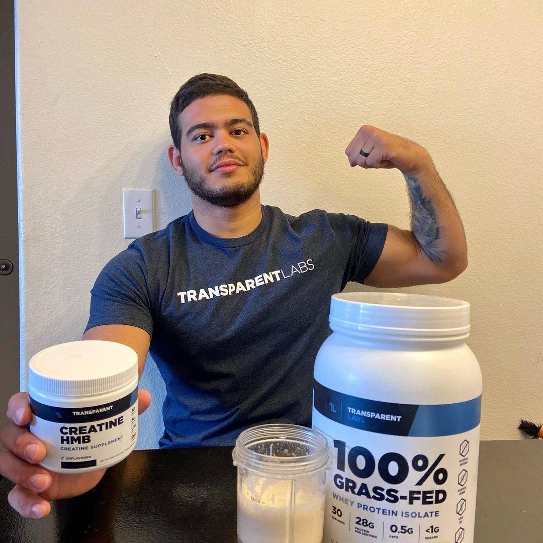 Transparent Labs Whey Protein instagram