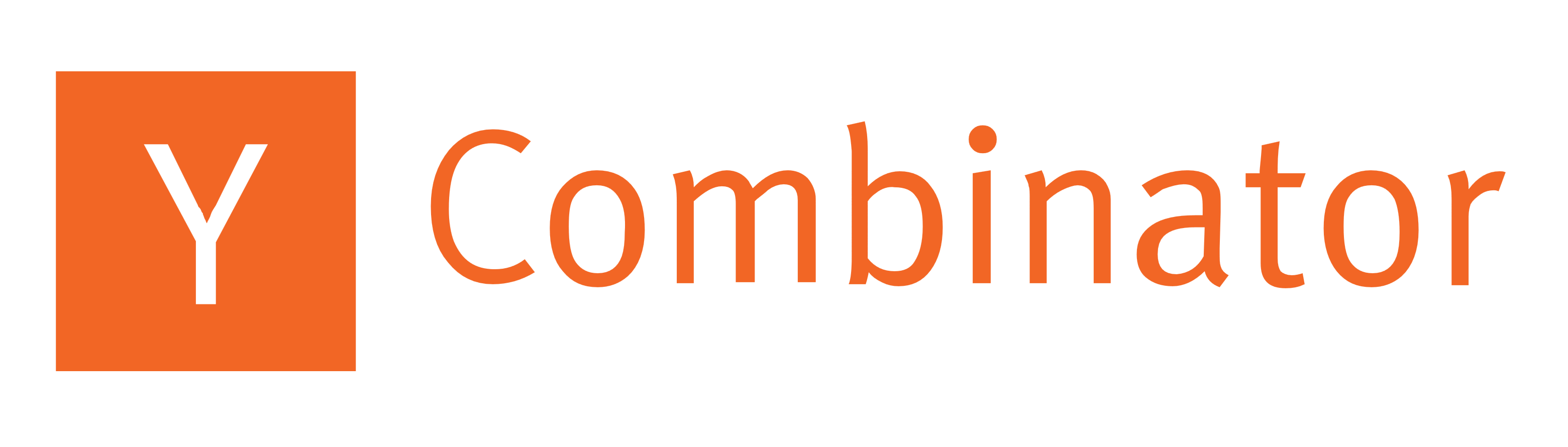 Y combinator logo text wordmark