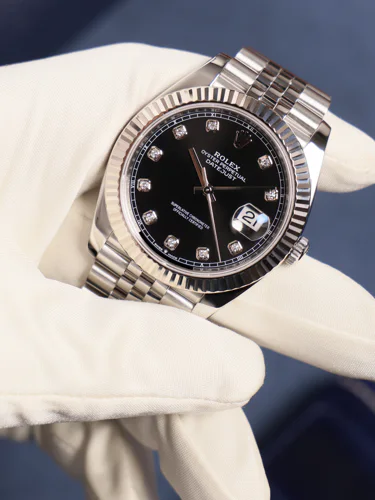 Rolex Datejust Black Diamond Dial