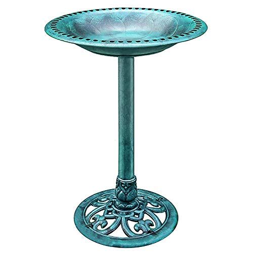 Vivohome Garden Bird Bath vs MUMTOP Glass Bird Bath,Garden Outdoor