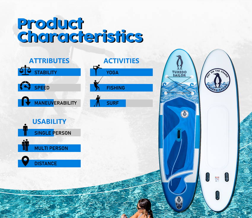 rocket paddle board product features