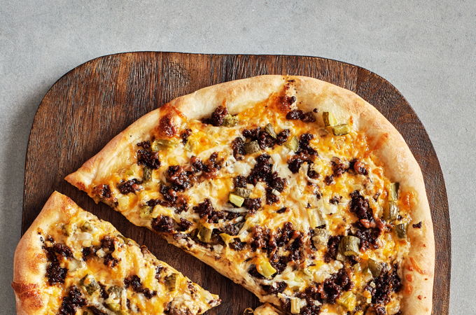 Pizzas <i>cheeseburger</i>