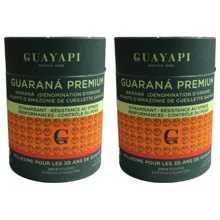 Guarana premium en poudre - Lot de 2