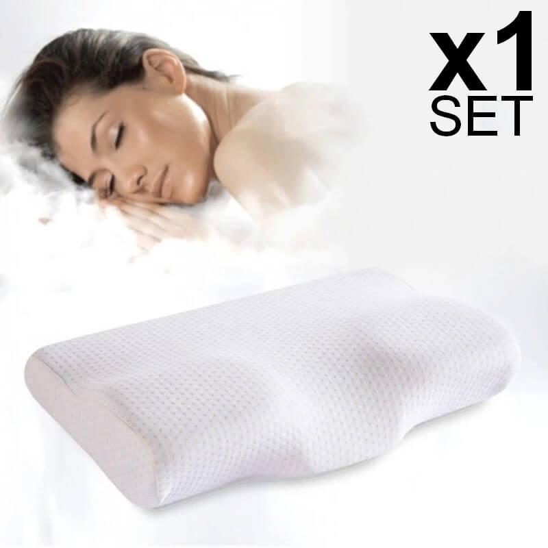Orthopedic neck pain pillow, cervical pillow, memory foam pillow, contour pillow