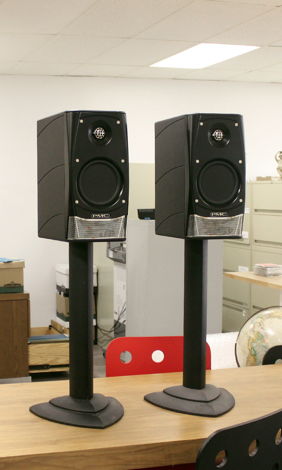 speakers on their stands
