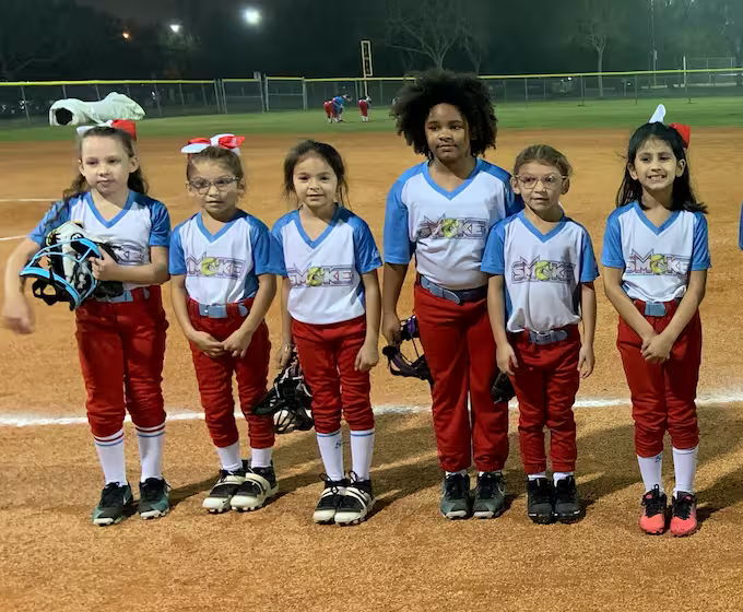 Girls Softball Team Photo