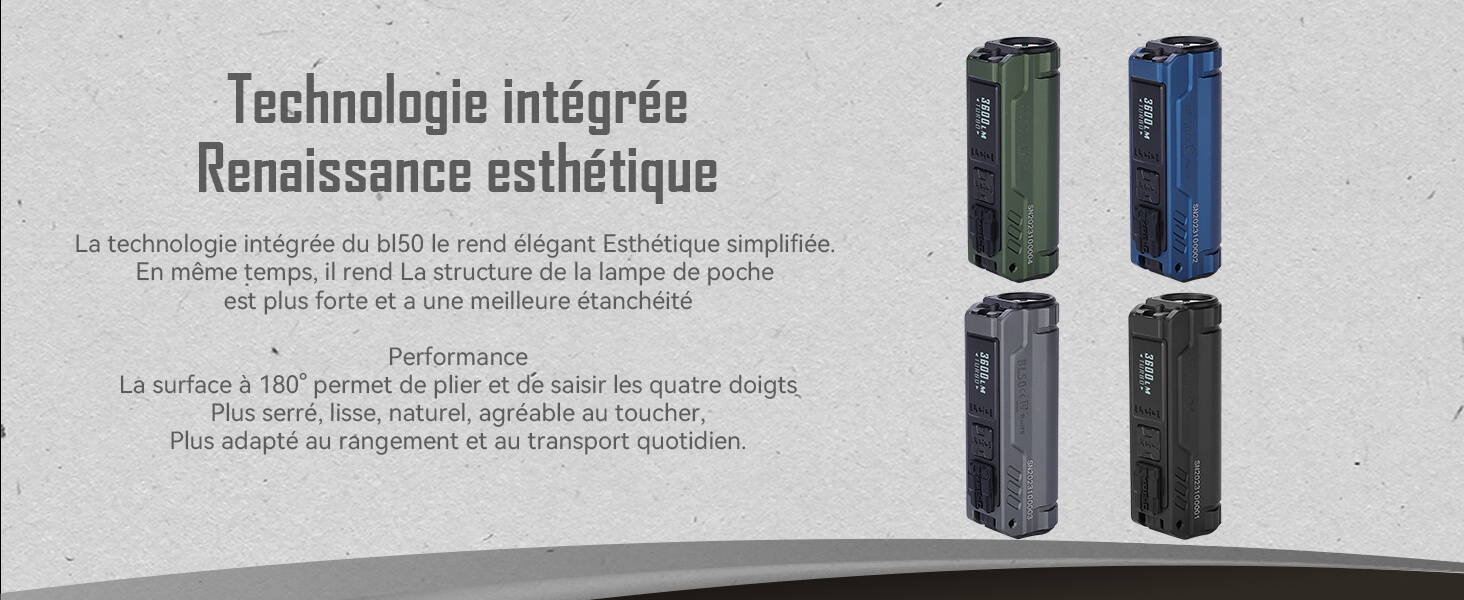Sources de lumière doubles Lampe torche UV IMALENT BL50