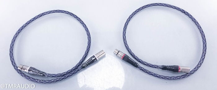Acoustic Zen Absolute Zero Crystal Silver XLR Cables 1m...