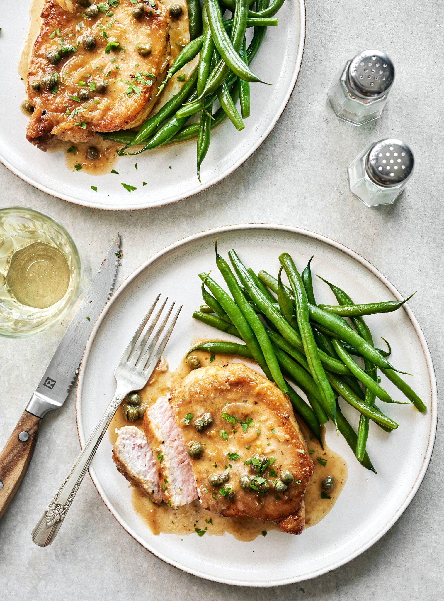 Piccata Pork Chops | RICARDO