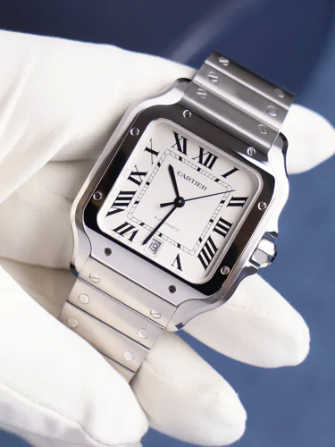 Cartier Santos De Cartier White dial Box and Papers 2026