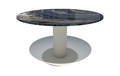 Runder Tisch mit Steinplatte