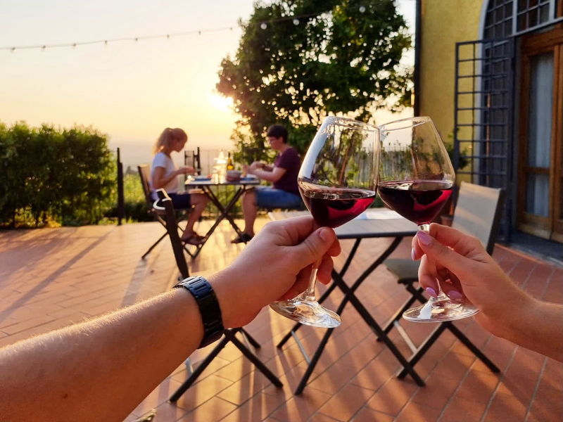 Food experiences Fornello: Vinci: Homemade Dinner and Oil Tasting Tour in a Tuscan Farm