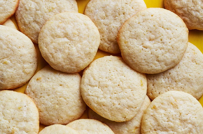 Biscuits tendres au citron