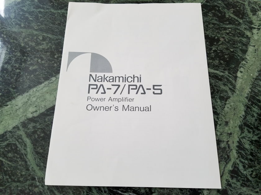 Nakamichi PA-5 Power Amplifier