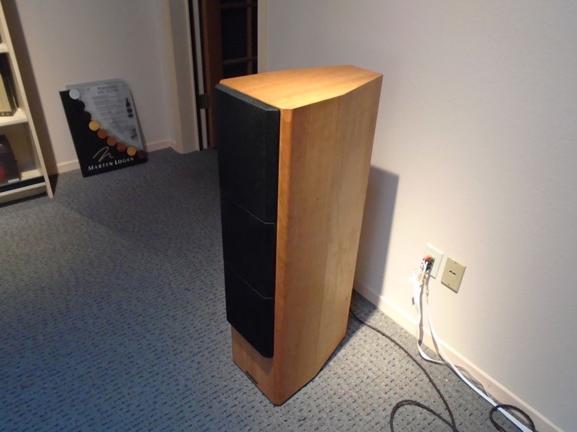 Bryston Middle  T speakers, natural cherry