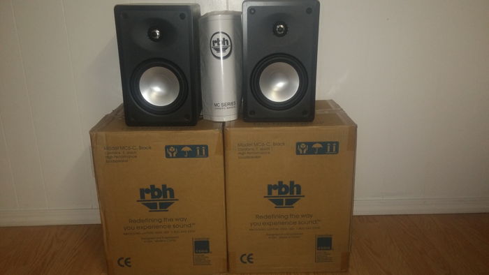 RBH Sound / EMPTek MC-6C Black Oak Bookshelf Speakers