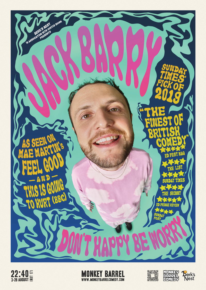 The poster for Jack Barry: Don't Happy Be Worry