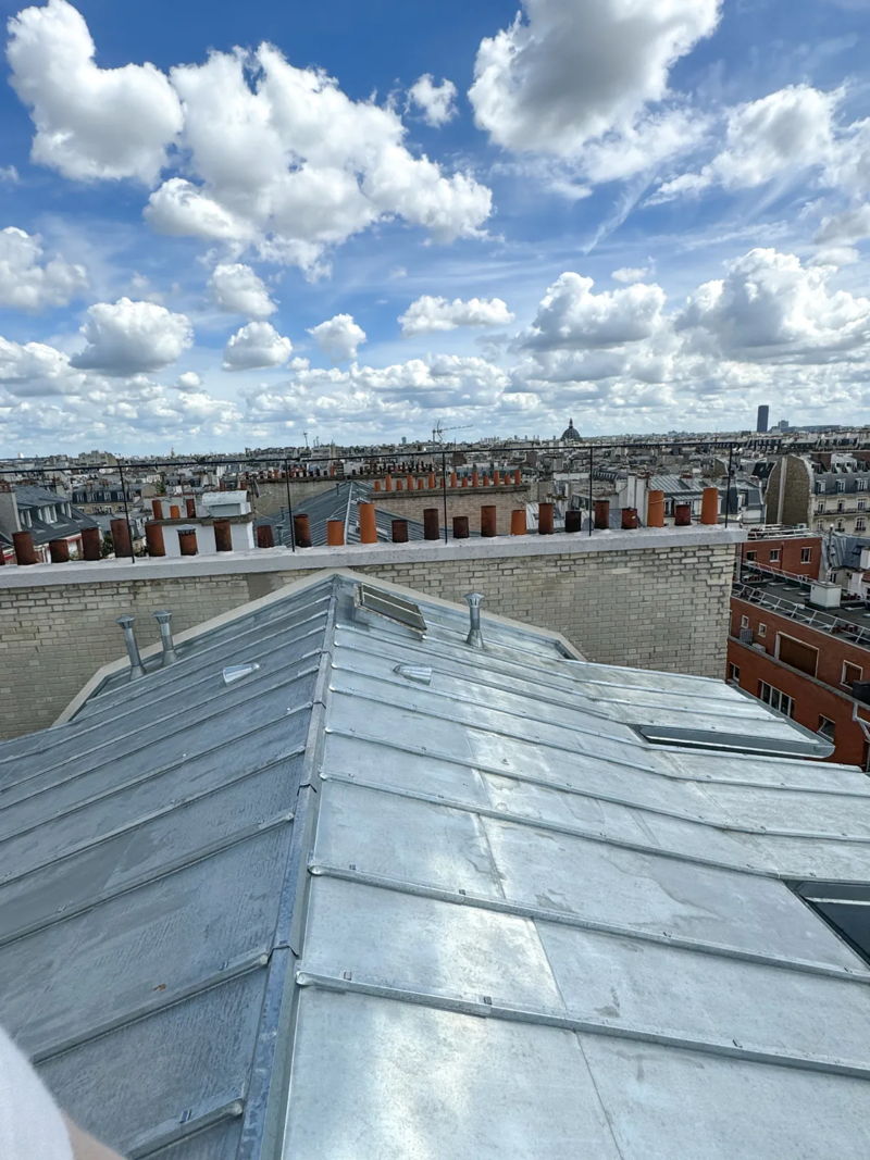 chantier de couverture
