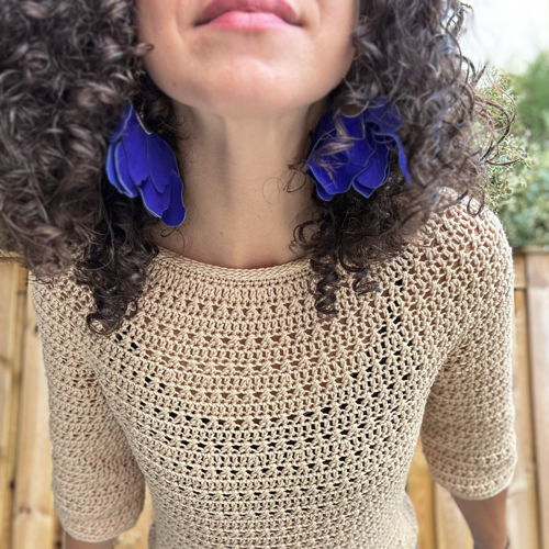 Haak een vlekkeloze ronde juk trui // Koraal trui