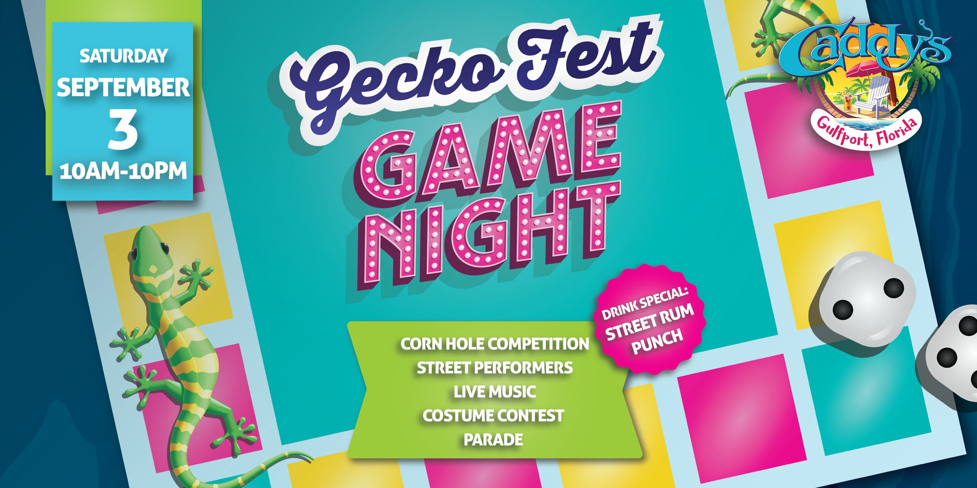 Gecko Fest Game Night! promotional image