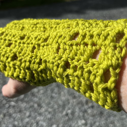 Holey Wrist Warmers