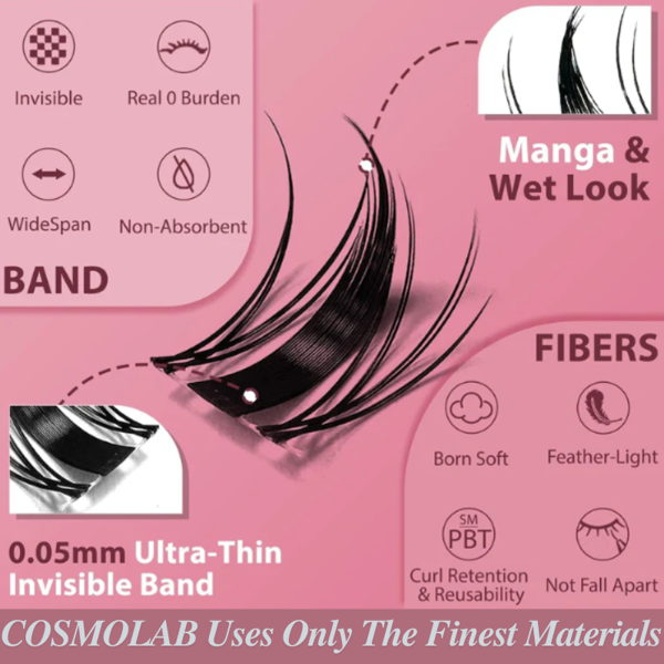 COSMOLAB Lash Kit (Sweet Pea, Dusty Rose) - Image 6