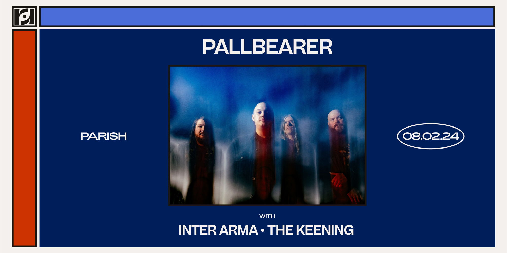 Resound Presents: Pallbearer w/ Inter Arma & The Keening at Parish on 8/2 promotional image