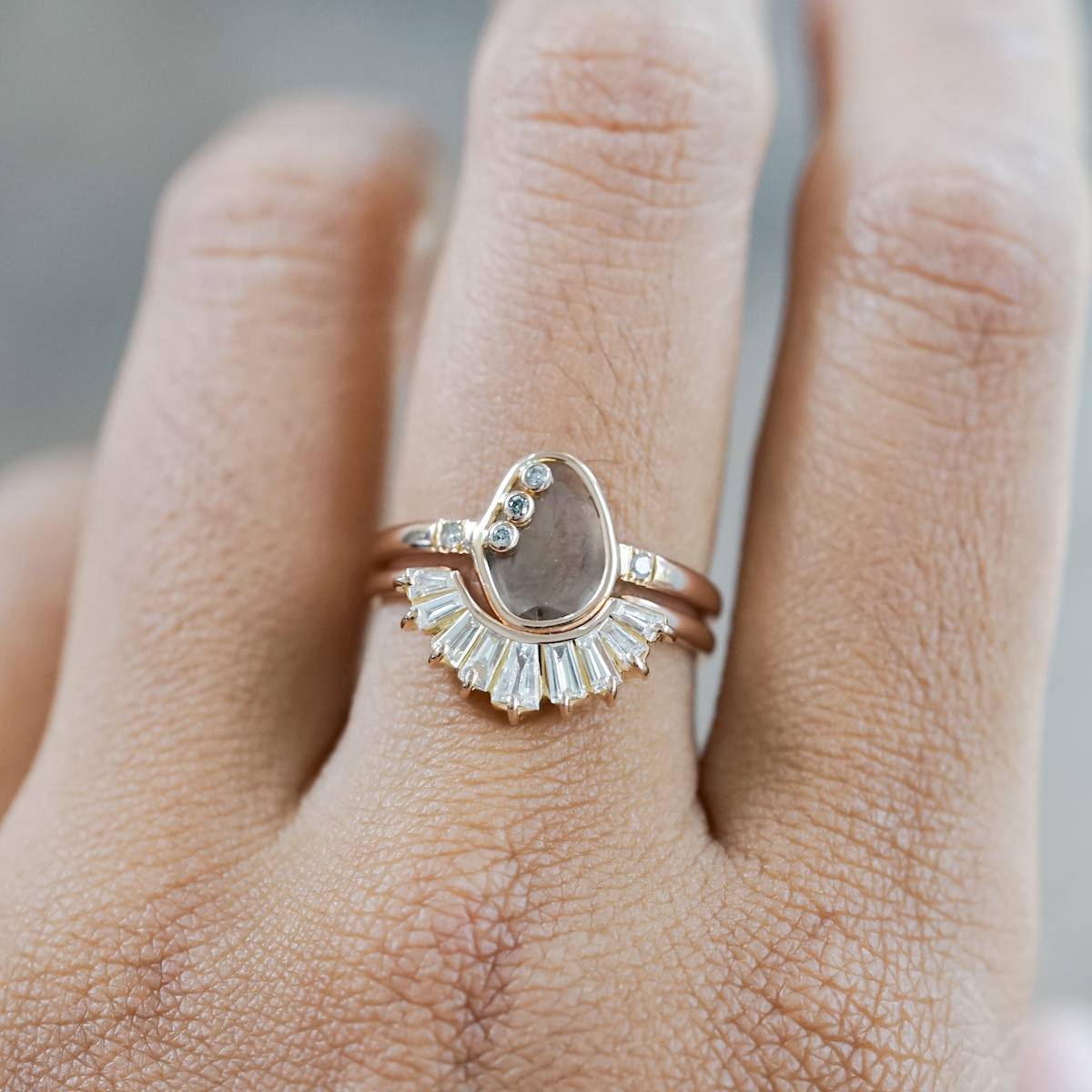 Custom Diamond Engagement Ring - Gardens of the Sun | Ethical Jewelry