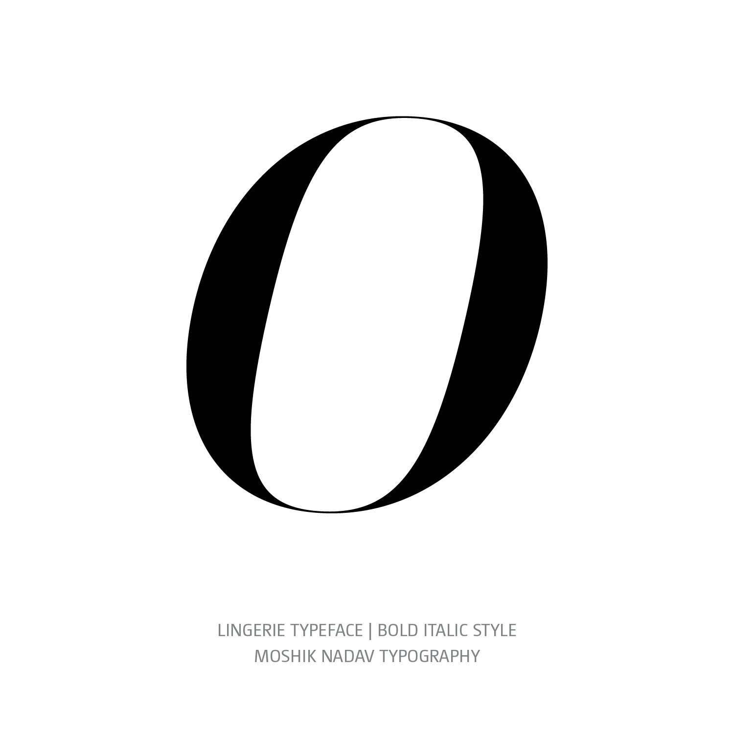 Lingerie Typeface Bold Italic 0