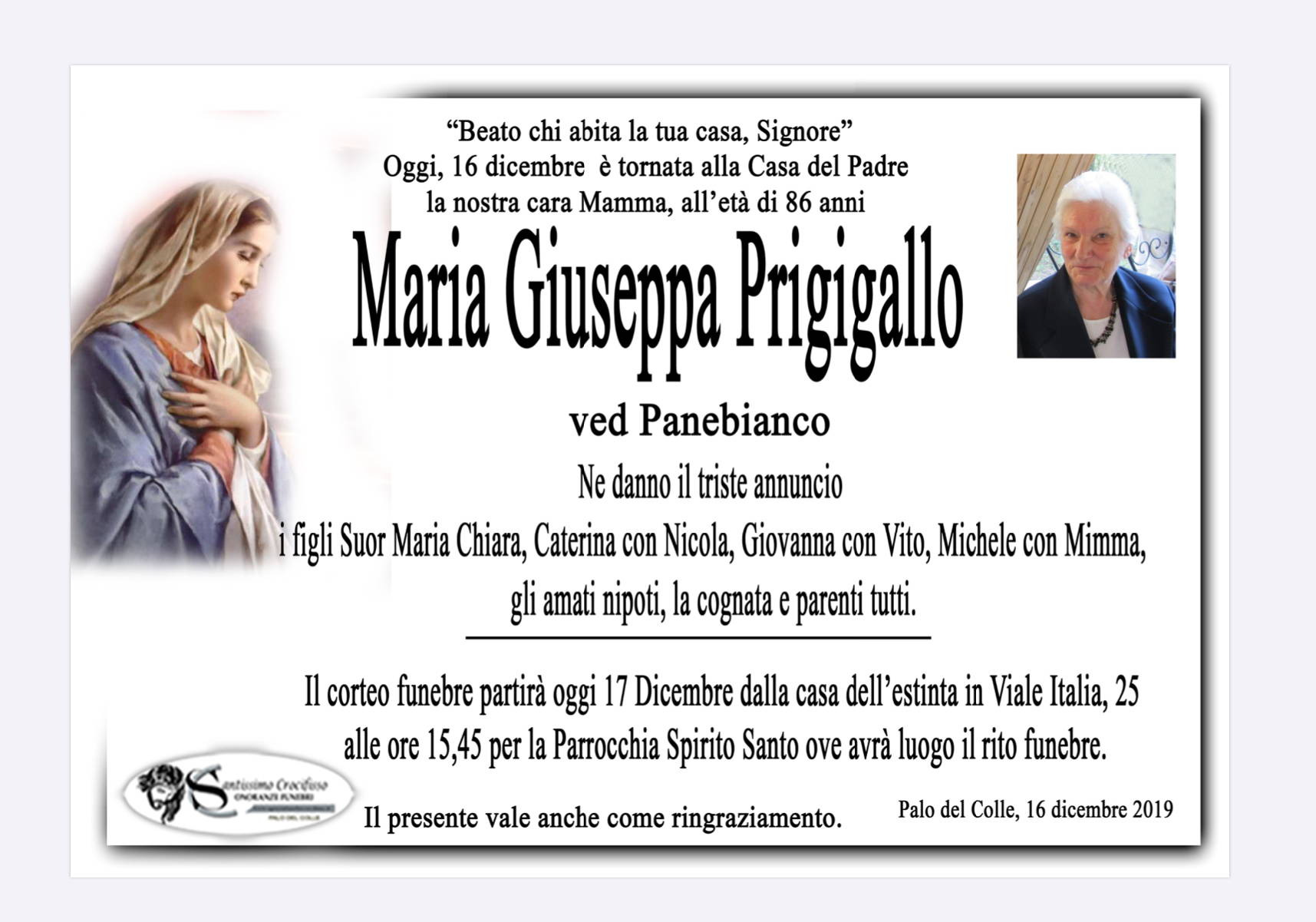 Maria Giuseppa Prigigallo
