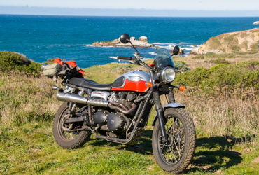 2014 TRIUMPH SCRAMBLER motorcycle for rent near San Rafael, CA