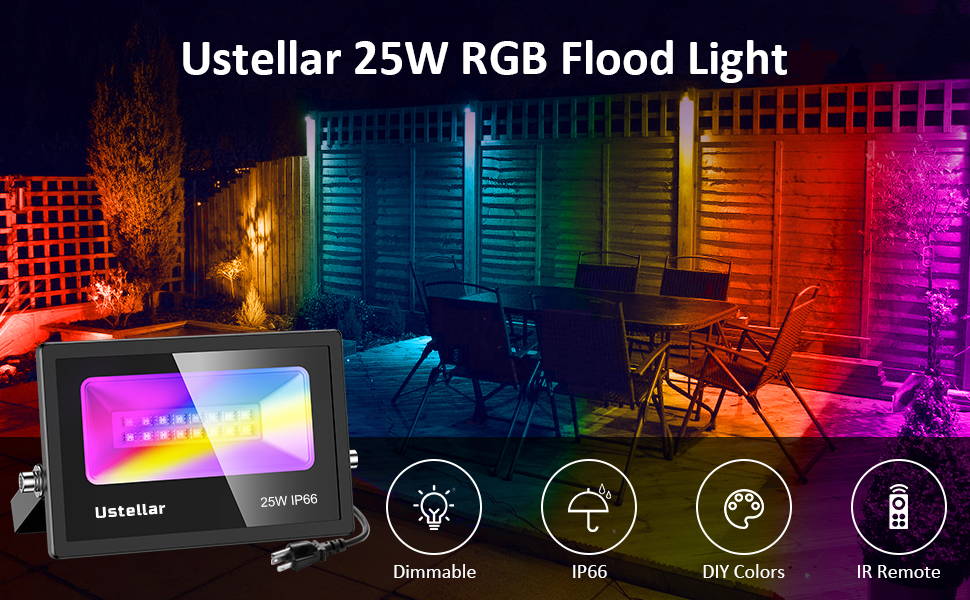 Ustellar 25w ip66 hot sale